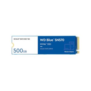 Unidad de estado sólido SSD Western Digital Blue SN570 500GB NVMe PCIe lectura 3500MB/s