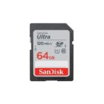 Tarjeta SD SanDisk Ultra SDHC/SDXC UHS-I  64GB 120Mb/s C10 U1