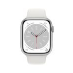 Apple Watch Series 8 (GPS) Caja de aluminio en plata de 45 mm Blanca