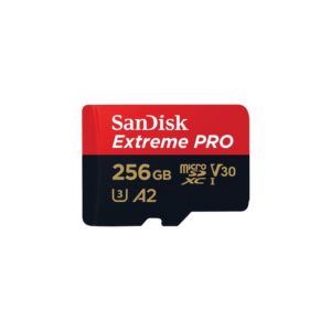 Tarjeta MicroSD SanDisk Extreme Pro UHS-I con adaptador 256GB