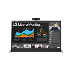 Monitor Libero QHD de 27  Cámara Web Full HD Resolucion	2560 x 1440 Tipo de panel IPS Tiempo  respuesta 5ms Tasa Refresco 75Hz Puertos HDMI/USB-C