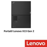 Portatil Lenovo ThinkPad X13 Gen 2 Intel Core i7-1165G7 RAM 16GB DDR4 4266MHz Soldada En Board  crecimiento: NO Sockets | 1TB SSD M.2 | Pantalla 13.0” WUXGA(1920x1200) Windows 10 Pro 64  3 Años OnSite + ADP  ADP (Protección contra accidentes) + Security Assurance + 6 Meses Premier Support.