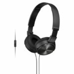 Audífonos de Diadema Sony MDR-ZX310AP color Negro diseño plegable micrófono integrado de alta calidad
