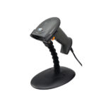 Laser Handheld Barcode 1D  Scanner, Autosense with Base - 2 Years Warranty