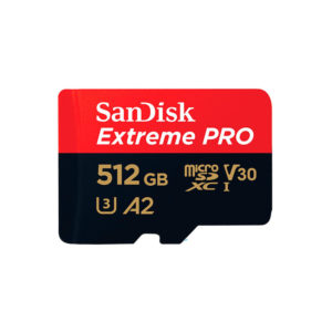 Tarjeta MicroSD SanDisk Extreme Pro 512GB UHS-I con adaptador hasta 200MB/s lectura A2 U3 V30