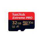 Tarjeta MicroSD SanDisk Extreme Pro 32GB UHS-I con adaptador hasta 100MB/s lectura y 90MB/s de escritura A2 U3 V30