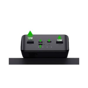Powerbank carga rápida 27.000 mah negra