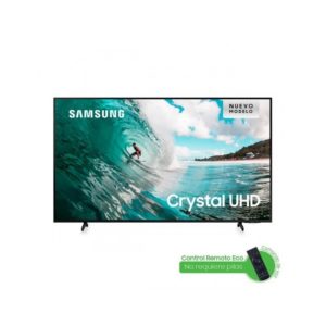 Televisor Samsung FLAT LED Smart TV 70 pulgadas Crystal UHD 4K  /3,840 x 2,160 / DVB-T2 /LAN/ Bluetooth/ AirPlay 2 / Bixby desde el control /modo ambiente/ Modo Juego/ HDMI x 3/ USB x2 /abre y edita archivos de Office/ control de voz/Garantía 1 año