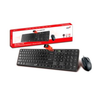 Combo teclado  + Mouse Genius SlimStar C126     Alambrico USB Negro